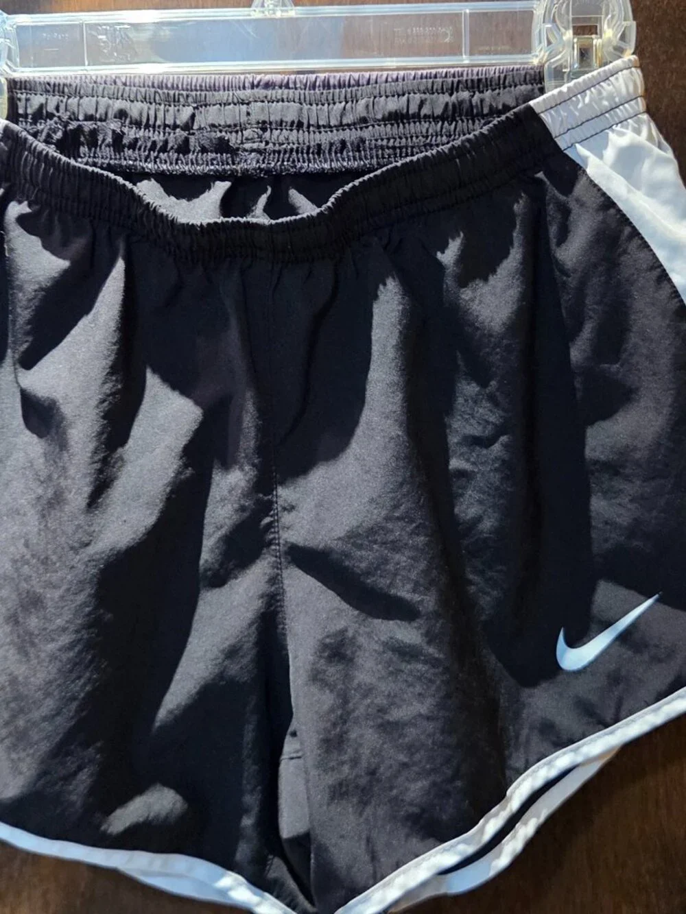 Nike Women's black Dri-FIT Tempo Running Shorts